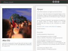 Tablet Screenshot of etiennegoulet.com